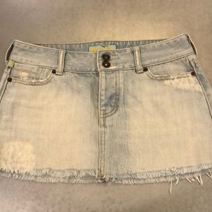 Hollister mini Jean skirt. Size 1